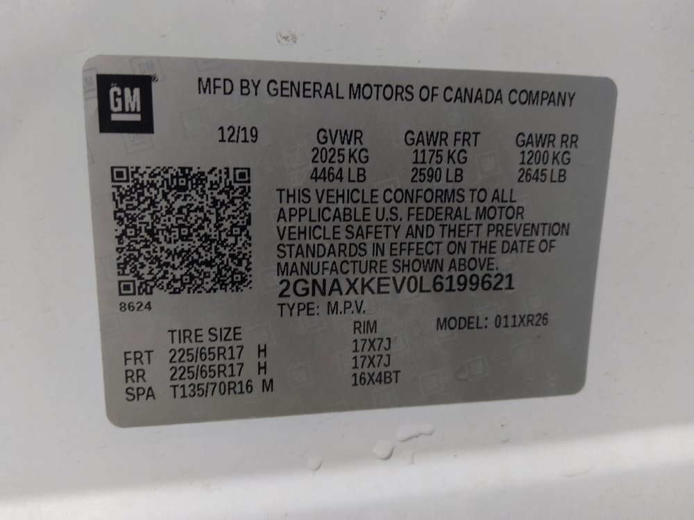 Used 2020 Chevrolet Equinox LT FWD image 33