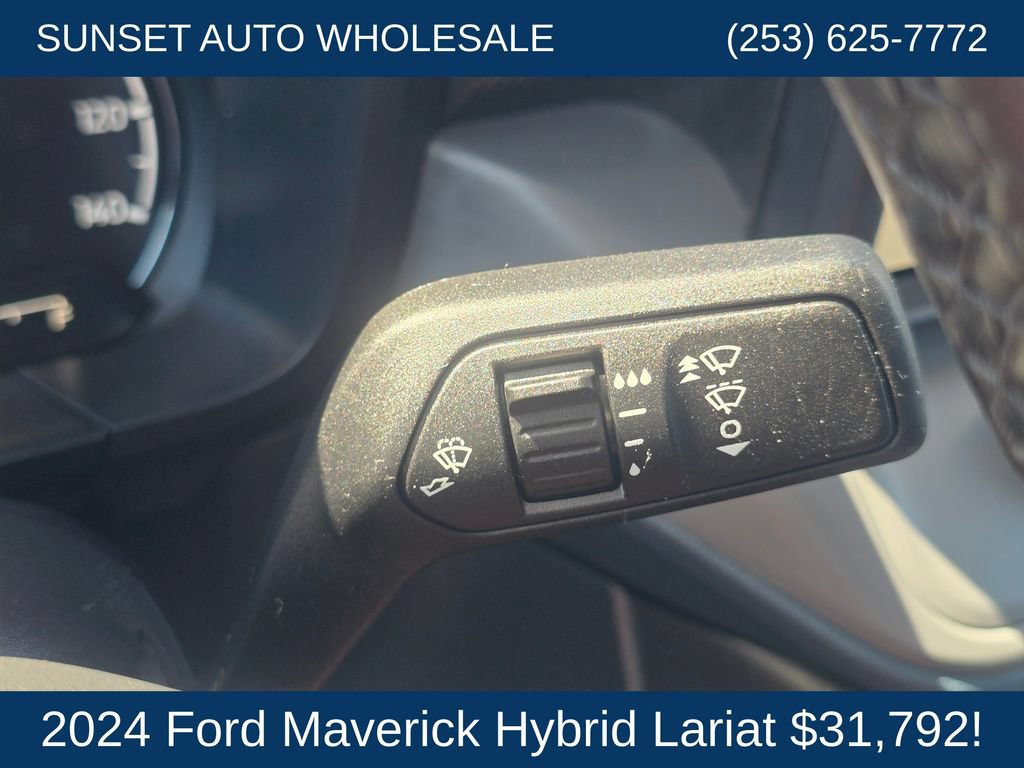 Used 2024 Ford Maverick Lariat w/ Black Appearance Package FWD image 33