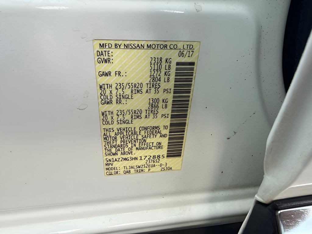 Used 2017 Nissan Murano Platinum w/ Platinum Technology Package FWD image 34
