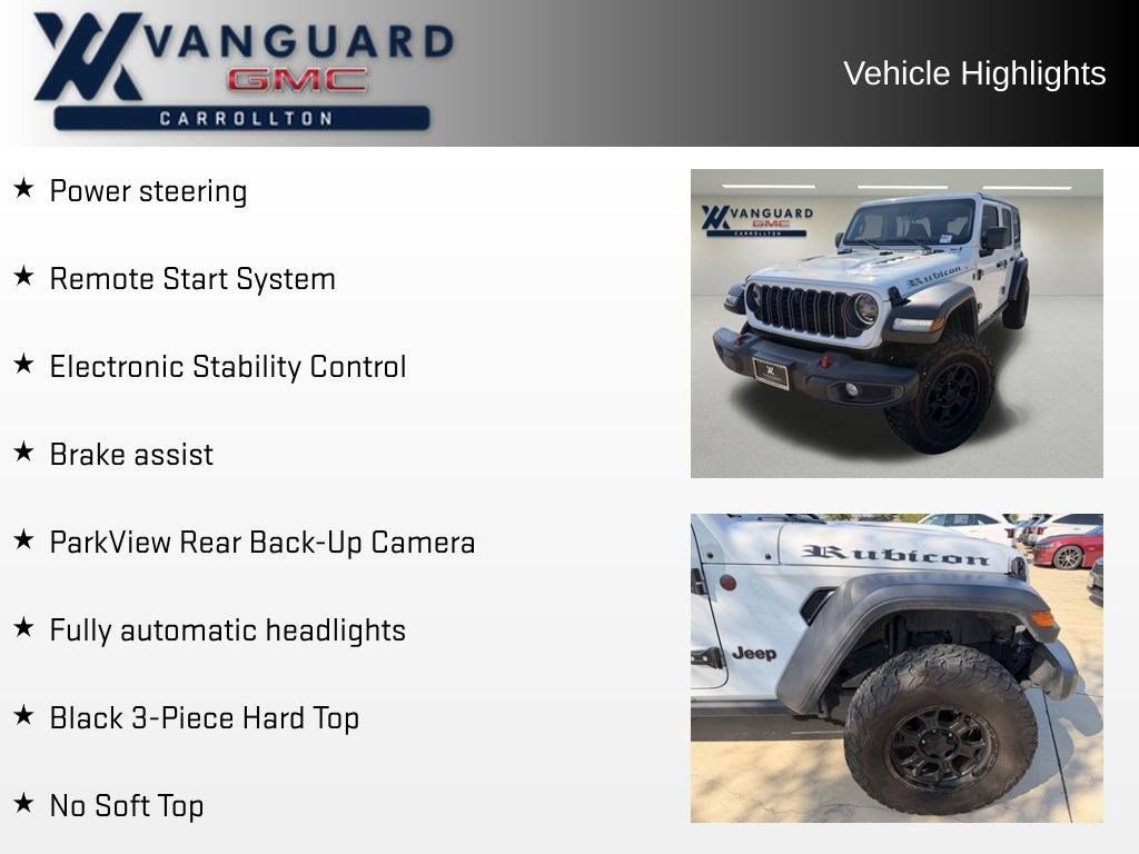 Used 2024 Jeep Wrangler Unlimited Rubicon w/ Technology Group image 38