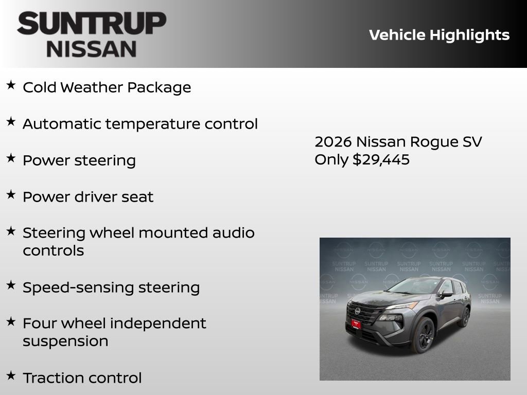 New 2026 Nissan Rogue SV image 8