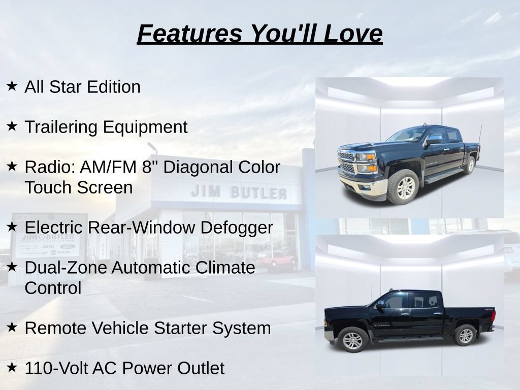Used 2015 Chevrolet Silverado 1500 LT w/ All Star Edition AWD/4WD image 14
