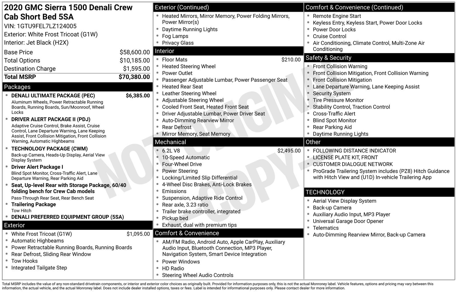 Used 2020 GMC Sierra 1500 Denali w/ Denali Ultimate Package image 4