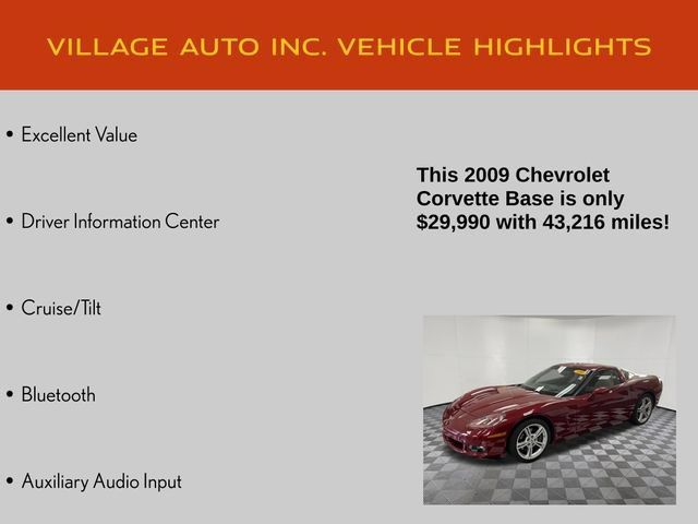 Used 2009 Chevrolet Corvette Coupe w/ Preferred Equipment Group RWD image 14