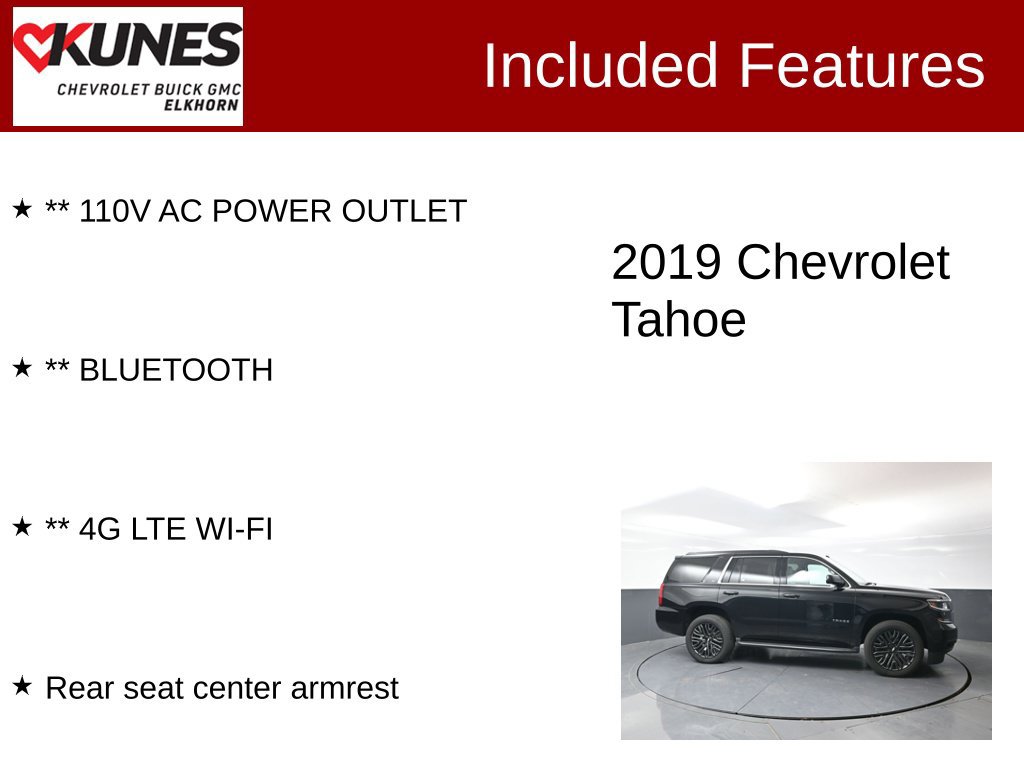 Used 2019 Chevrolet Tahoe LT AWD/4WD image 3