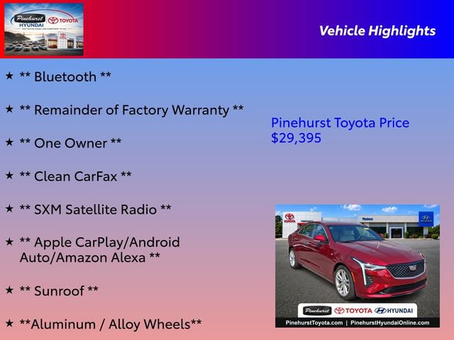 Used 2023 Cadillac CT4 Luxury w/ Sun And Sound Package RWD image 16