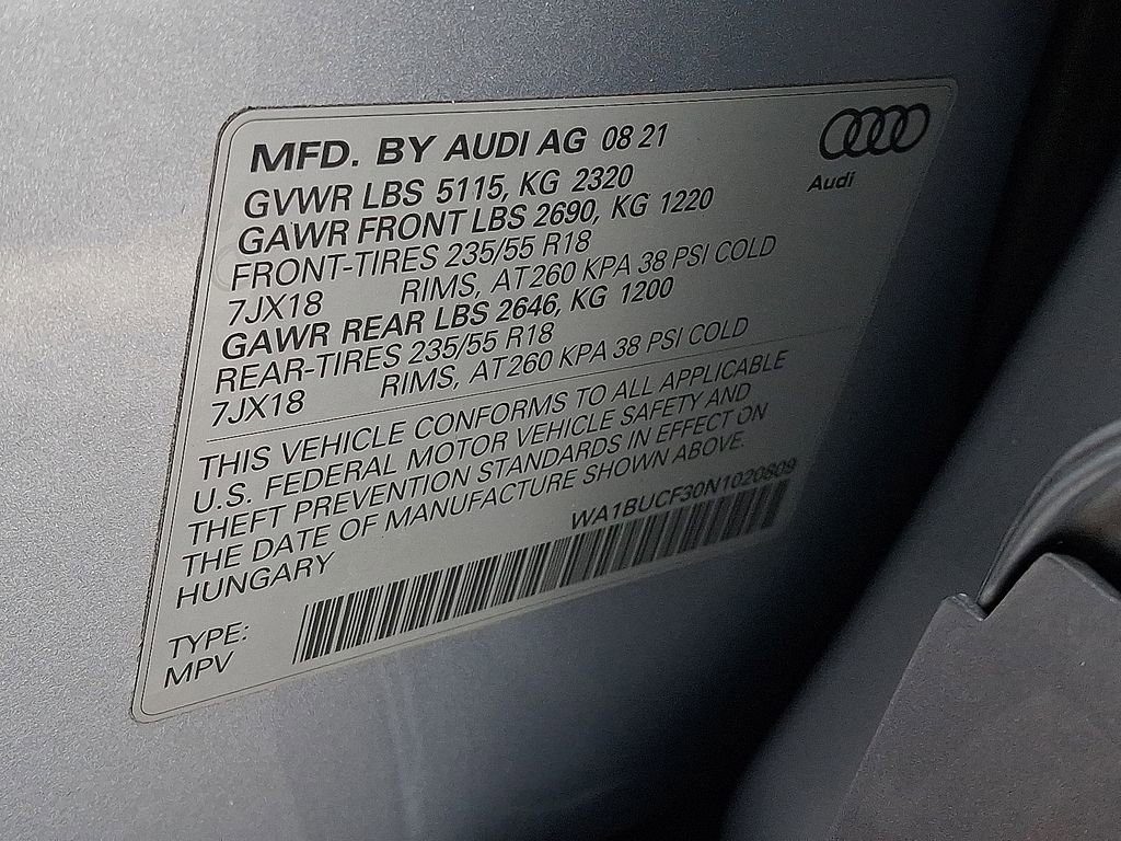 Used 2022 Audi Q3 2.0T Premium Plus w/ Premium Plus Package image 20