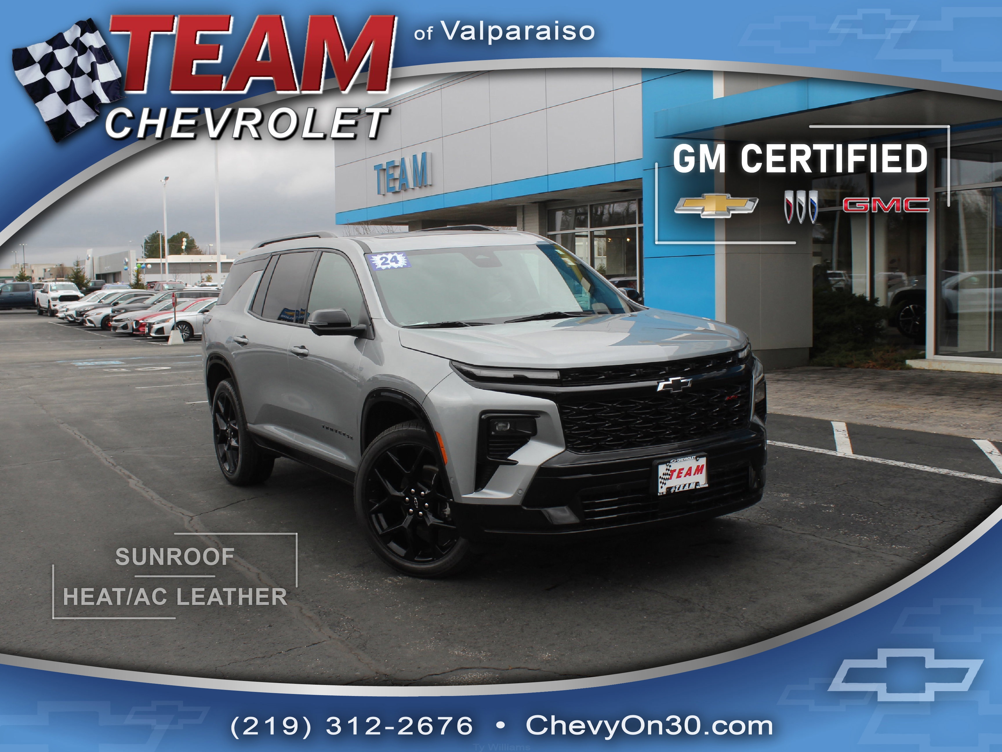 Certified 2024 Chevrolet Traverse RS image 1