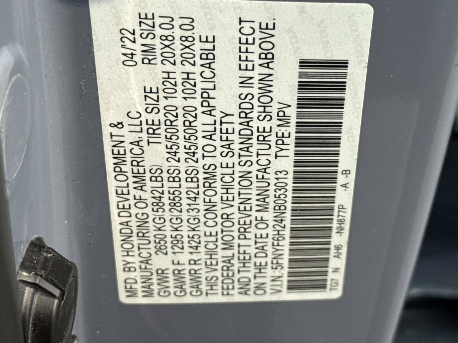 Used 2022 Honda Pilot Special Edition image 25