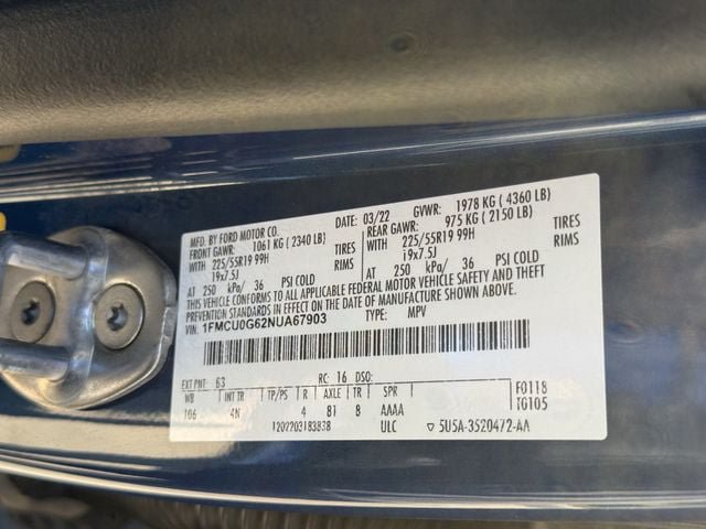 Used 2022 Ford Escape SE w/ SE Sport Appearance Package FWD image 34