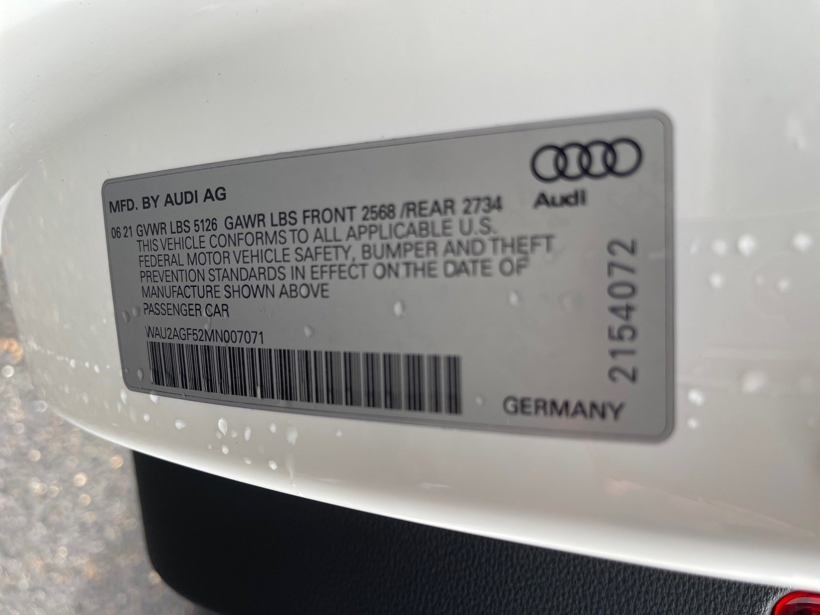 Used 2021 Audi A5 2.0T Premium w/ Convenience Package AWD/4WD image 12