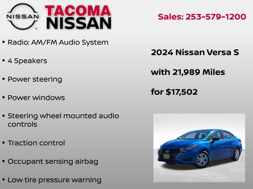 Used 2024 Nissan Versa S image 6