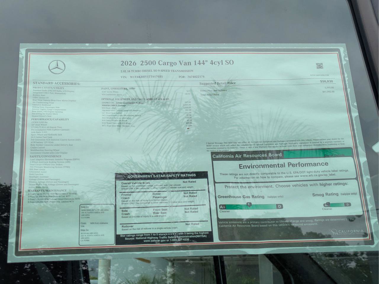 New 2026 Mercedes-Benz Sprinter 2500 image 10