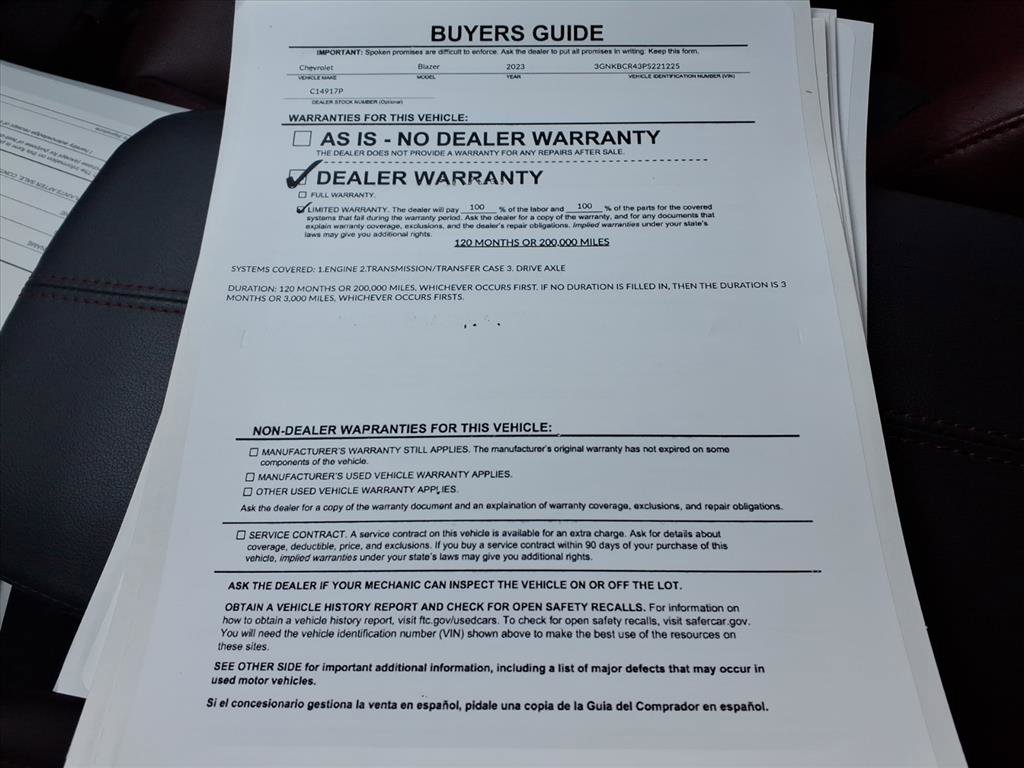 Used 2023 Chevrolet Blazer LT w/ Convenience Package image 35