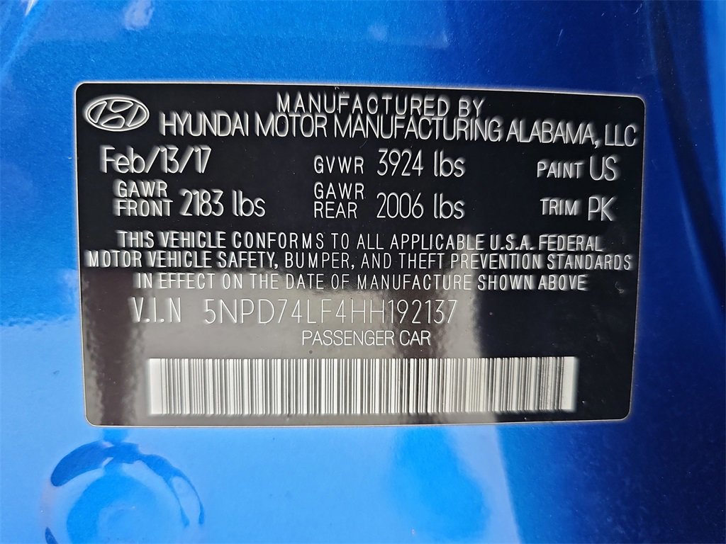 Used 2017 Hyundai Elantra SE image 38