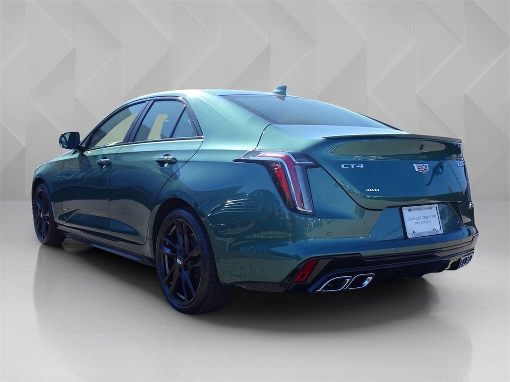 Certified 2025 Cadillac CT4 V w/ LPO, Bronce Accent Package image 3