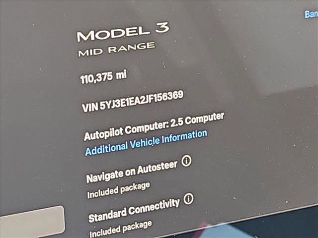 Used 2018 Tesla Model 3 Mid Range RWD image 15