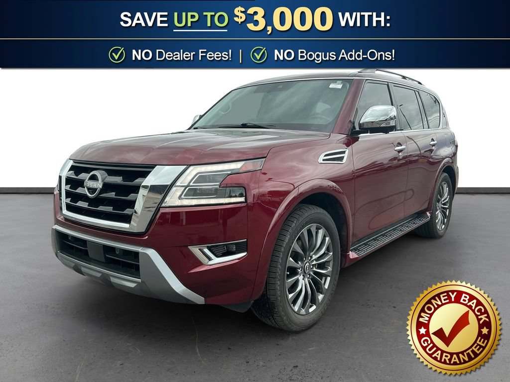 Used 2023 Nissan Armada Platinum w/ Captain's Chairs Package RWD image 1