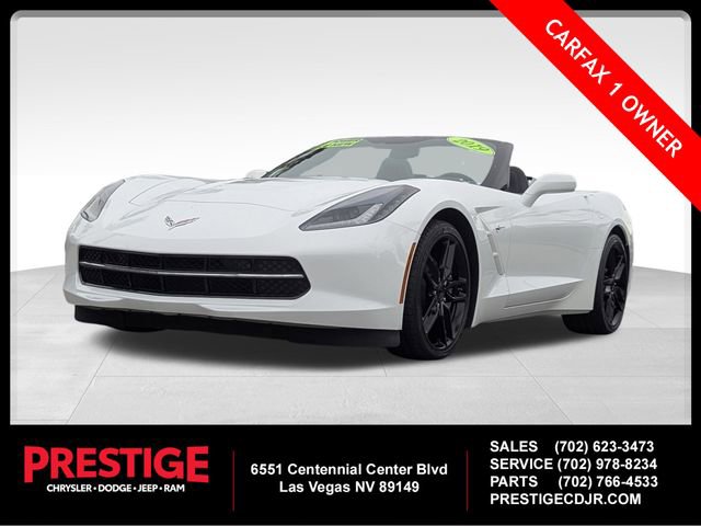 Used 2019 Chevrolet Corvette Stingray Convertible w/ 1LT image 1