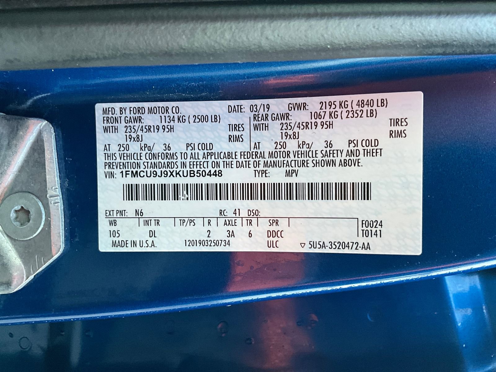 Used 2019 Ford Escape Titanium w/ U9j03 - Titanium Tow Package image 32