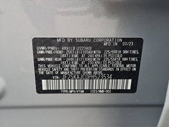 Certified 2023 Subaru Forester Sport w/ Popular Package #3 AWD/4WD image 24