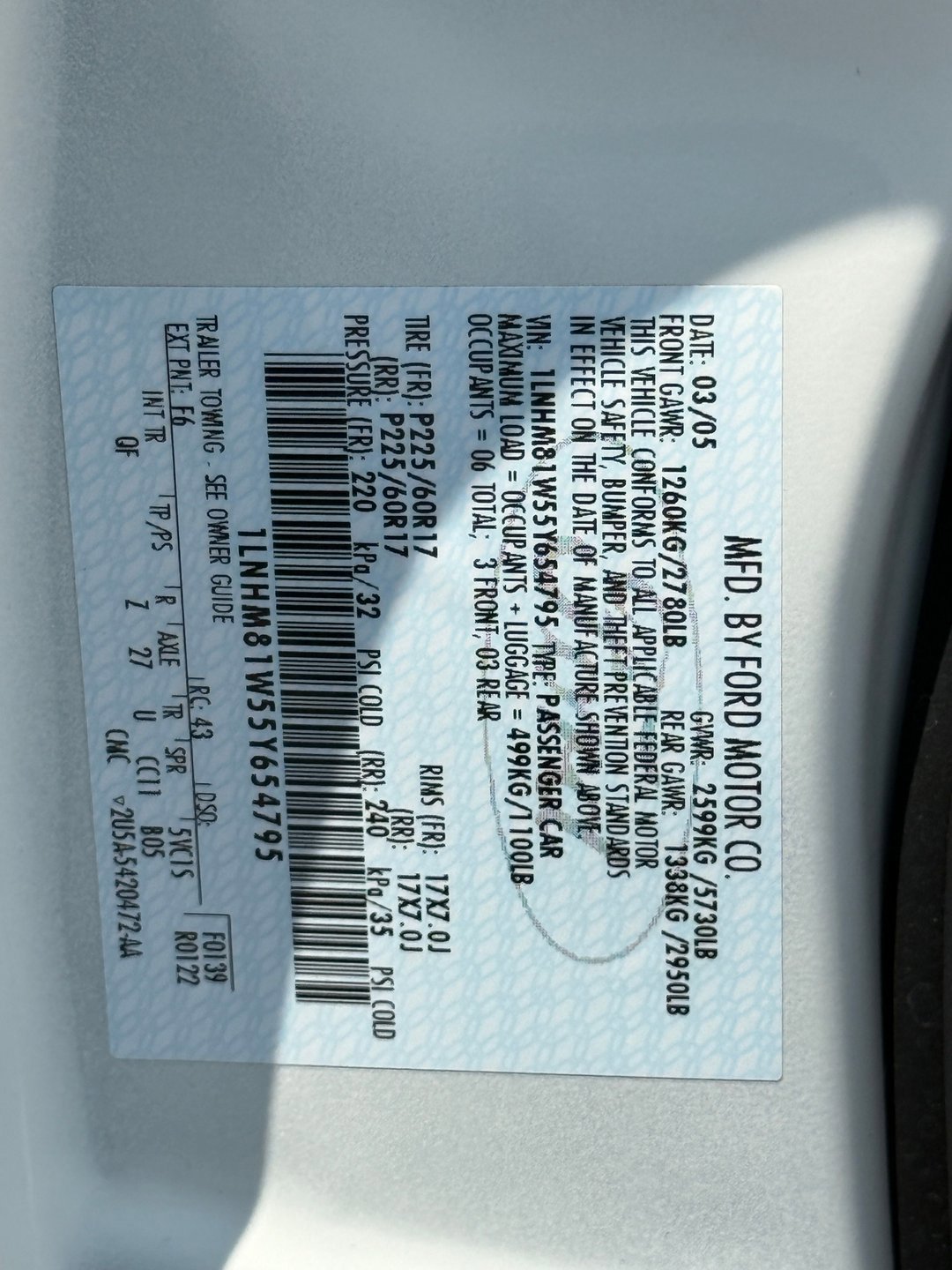 Used 2005 Lincoln Town Car Signature image 28