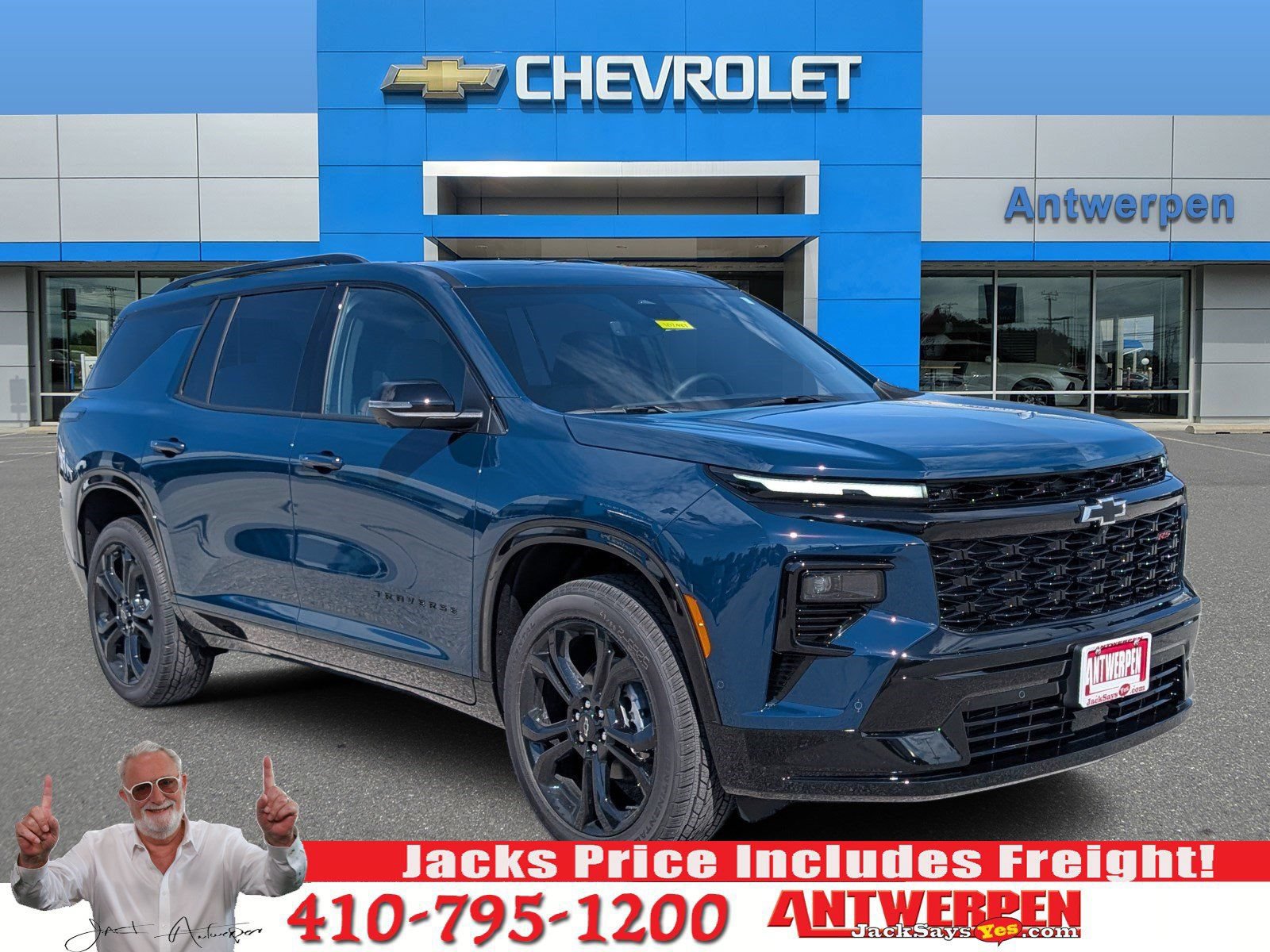 New 2027 Chevrolet Traverse RS w/ LPO, Floor Liner Package FWD image 1