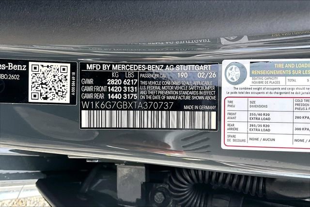 New 2026 Mercedes-Benz S 580 4MATIC Sedan image 16