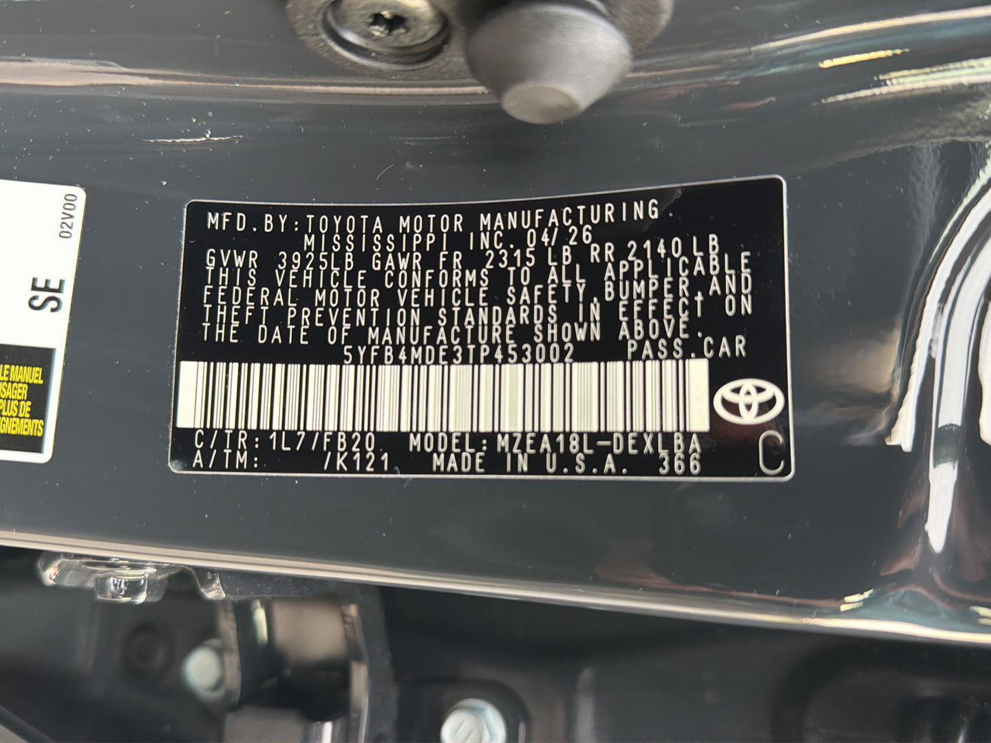 New 2026 Toyota Corolla LE image 33