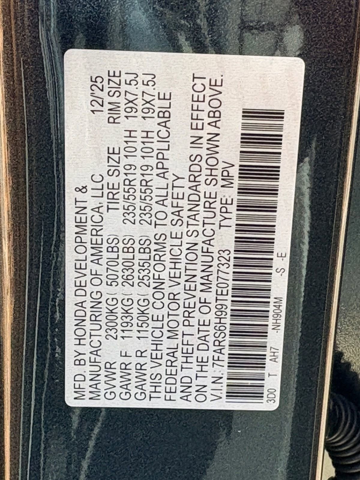 New 2026 Honda CR-V Sport Touring image 22