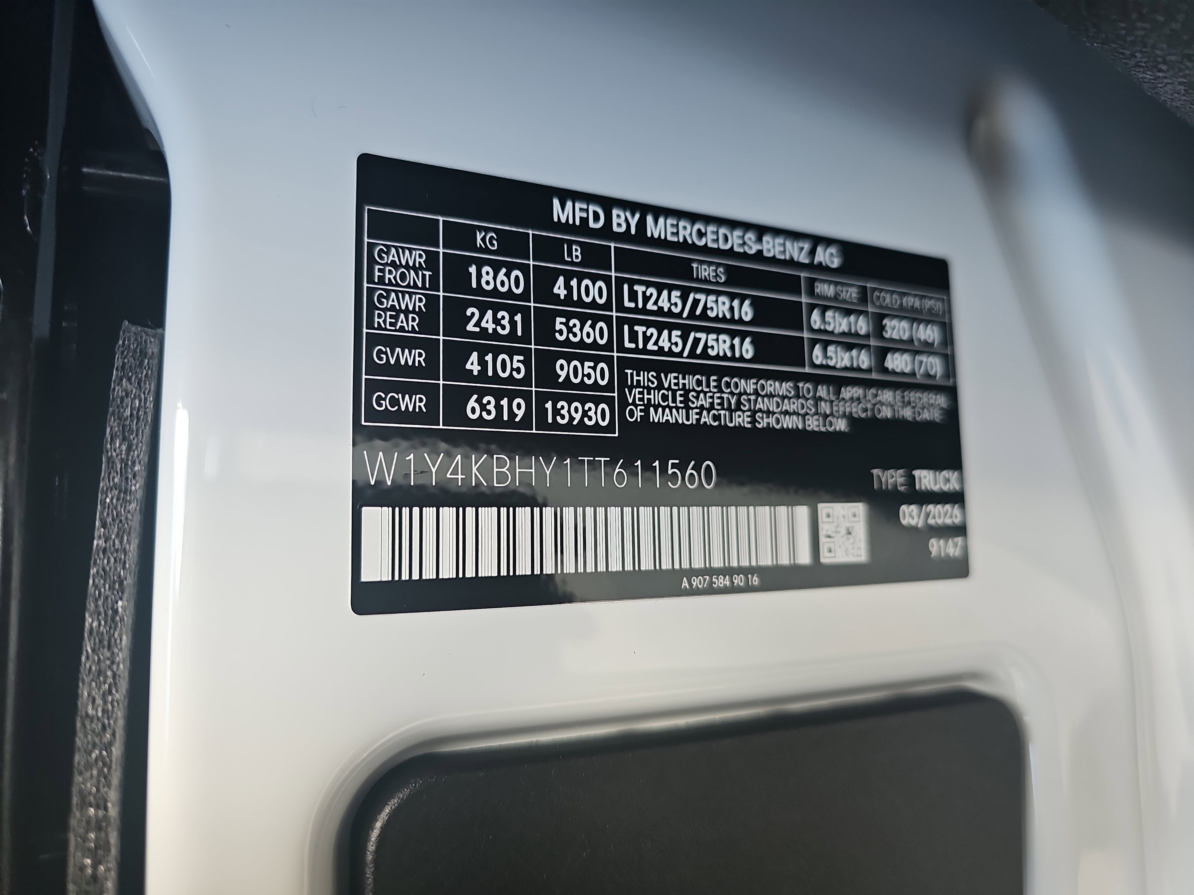 New 2026 Mercedes-Benz Sprinter 2500 image 37