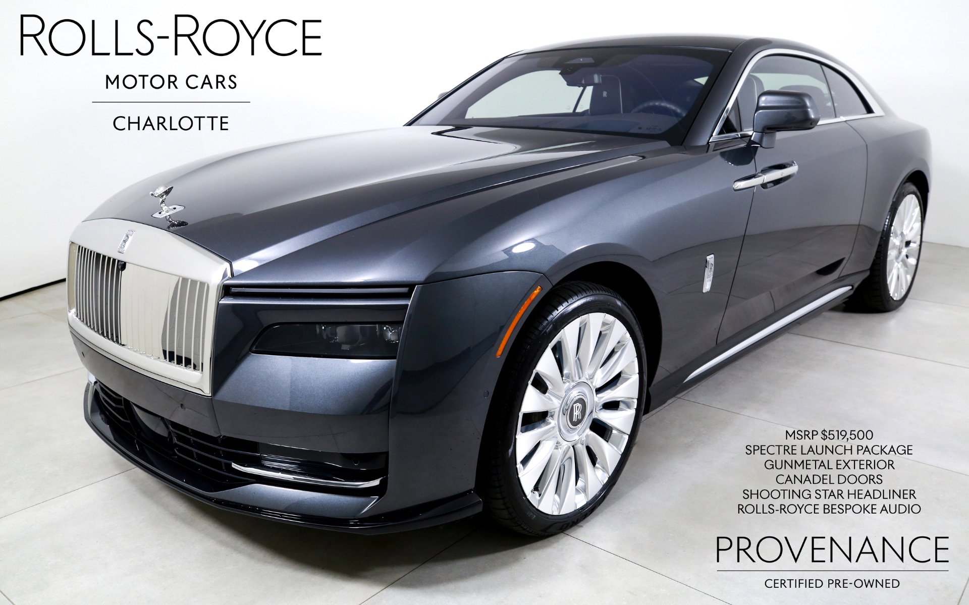Certified 2025 Rolls-Royce Spectre w/ Spectre Launch Package