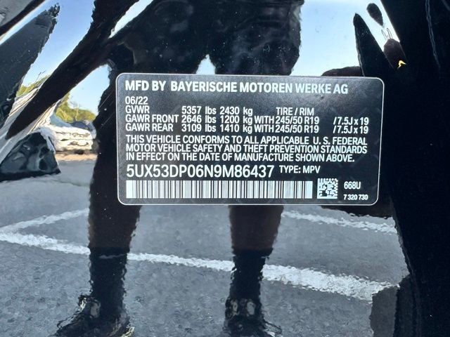 Used 2022 BMW X3 xDrive30i w/ Premium Package 2 image 41