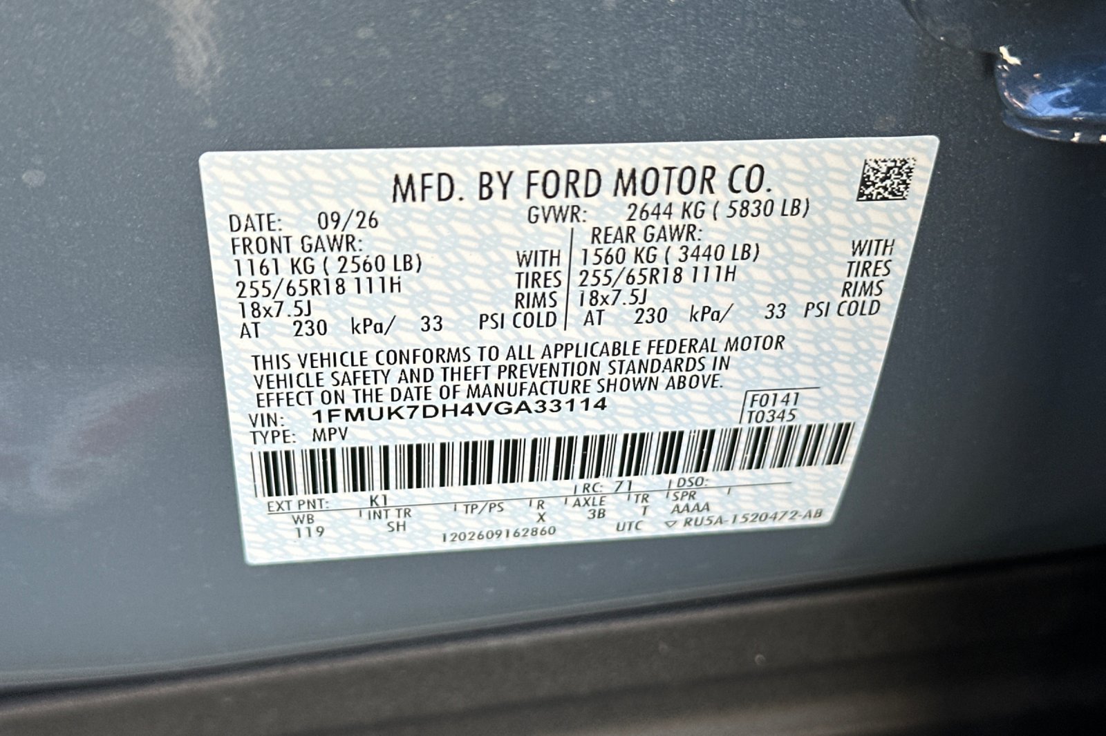 New 2027 Ford Explorer Active w/ Active Comfort Package RWD image 30