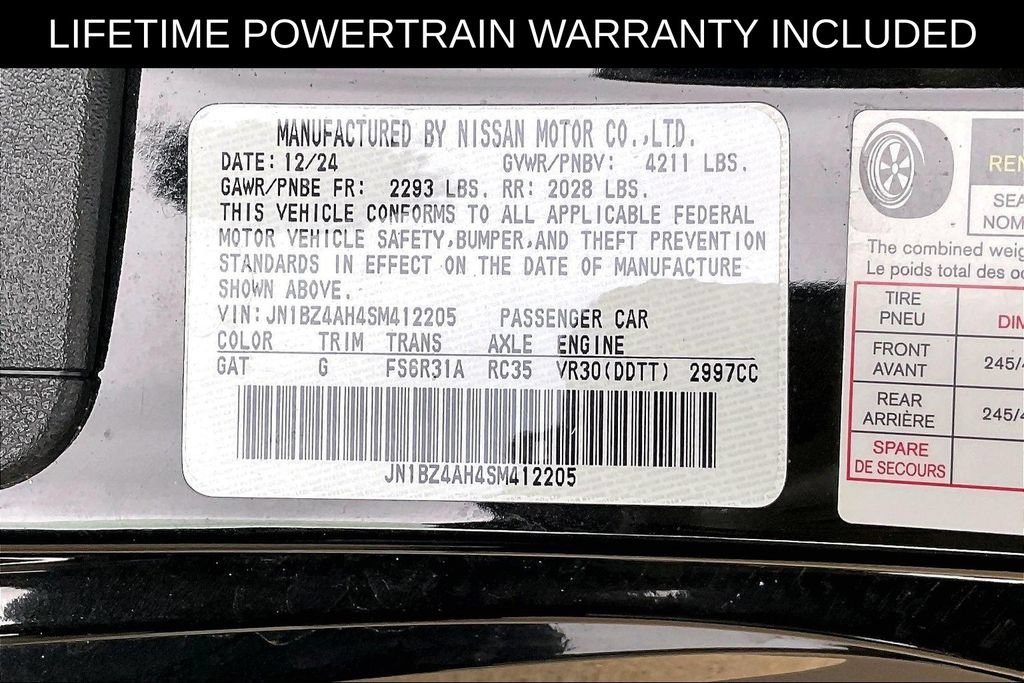 Used 2025 Nissan Z Sport w/ Floor Mat Package RWD image 26