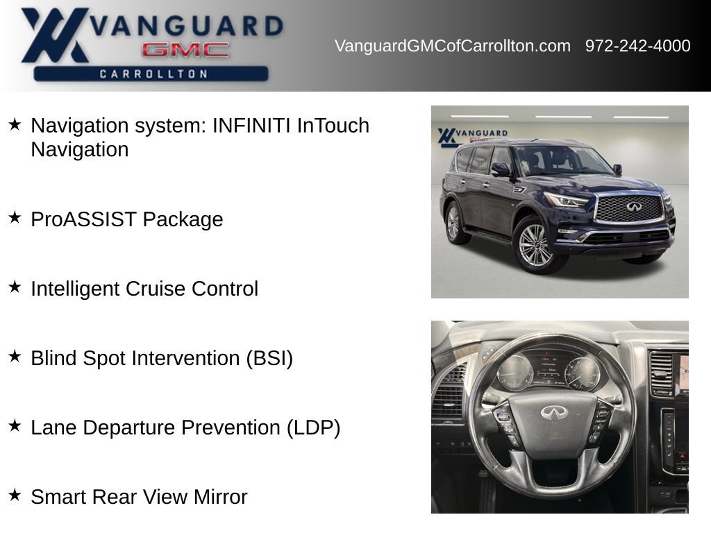 Used 2020 INFINITI QX80 Luxe w/ Proassist Package RWD image 6