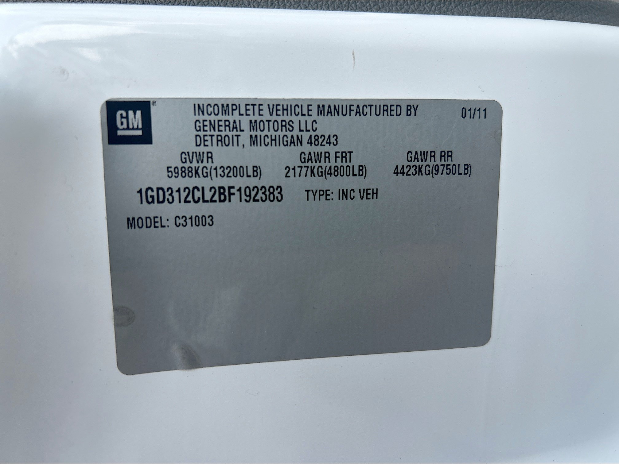 Used 2011 GMC Sierra 3500 W/T RWD image 29