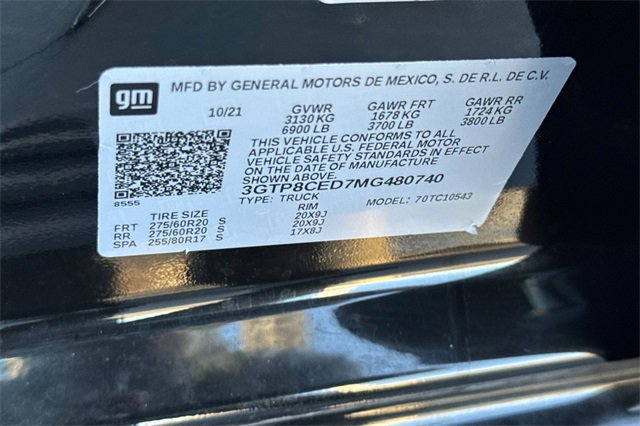 Used 2021 GMC Sierra 1500 Elevation w/ LPO, Elevation Black Package image 23