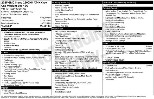 Certified 2025 GMC Sierra 2500 AT4X AWD/4WD image 5