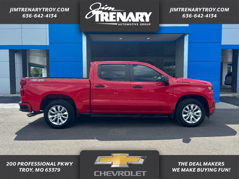 Used 2021 Chevrolet Silverado 1500 Custom w/ LPO, Dark Essentials Package
