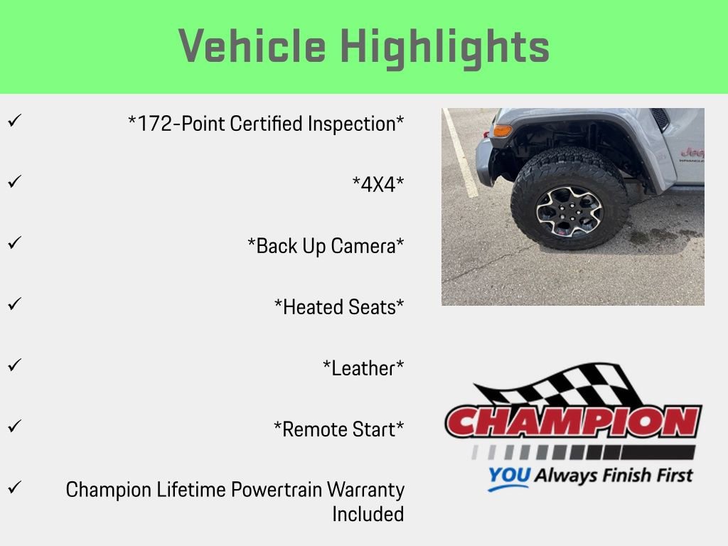 Used 2023 Jeep Wrangler Unlimited Rubicon w/ LED Lighting Group AWD/4WD image 6