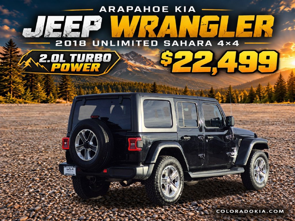 Used 2018 Jeep Wrangler Unlimited Sahara AWD/4WD image 5
