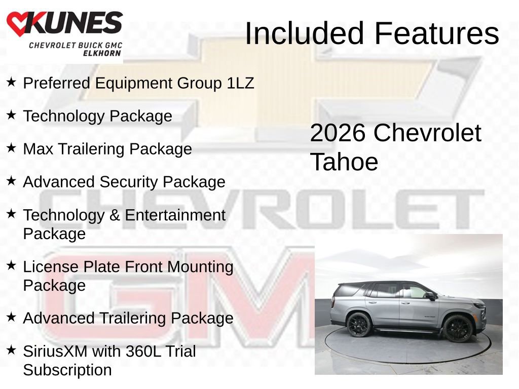 New 2026 Chevrolet Tahoe Premier AWD/4WD image 2