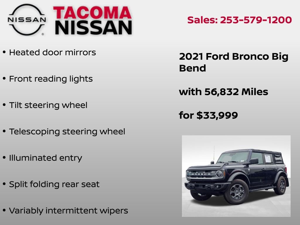 Used 2021 Ford Bronco Big Bend AWD/4WD image 18