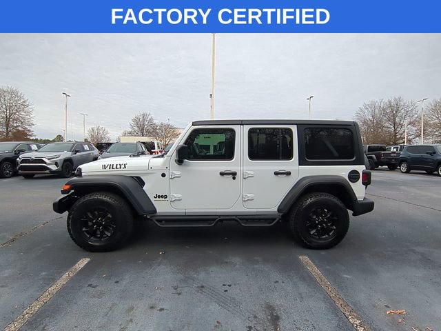 Certified 2023 Jeep Wrangler Willys image 2