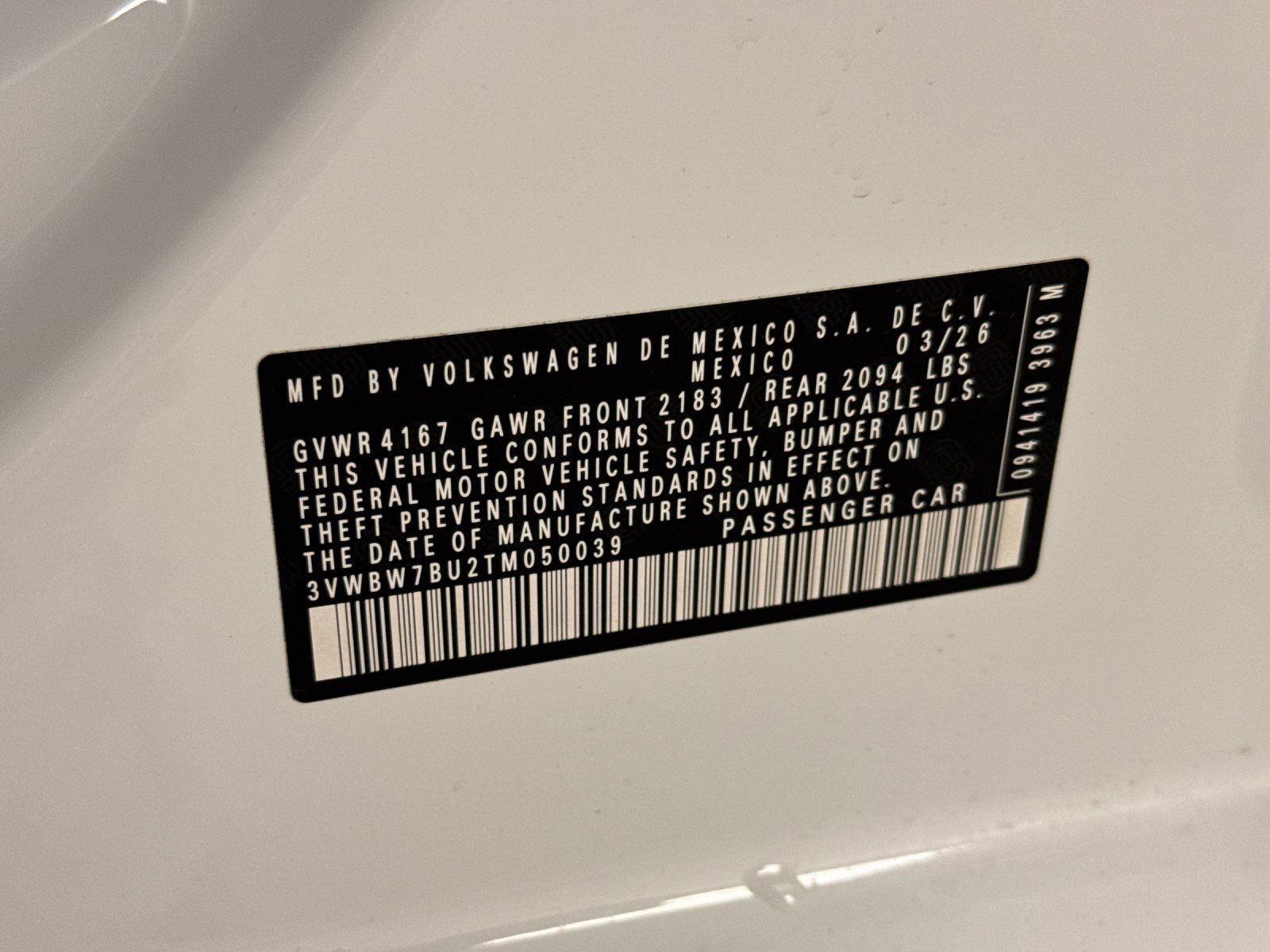 New 2026 Volkswagen Jetta Sport image 25