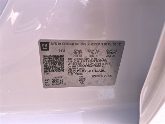 Used 2019 Chevrolet Silverado 1500 High Country w/ Technology Package image 35