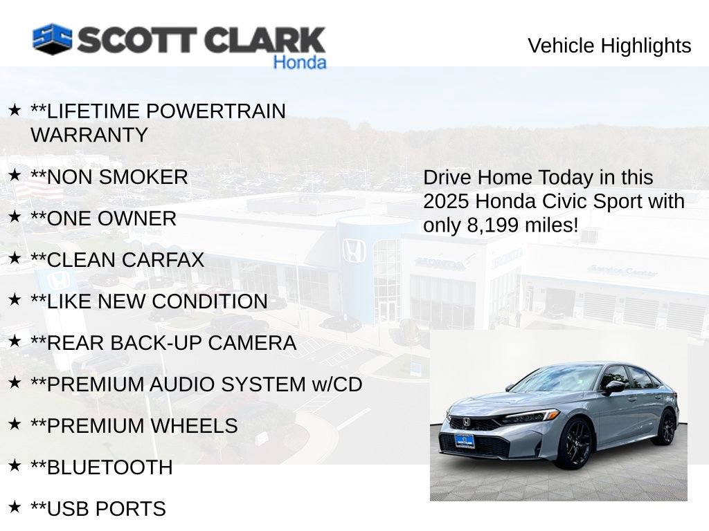 Used 2025 Honda Civic Sport image 11