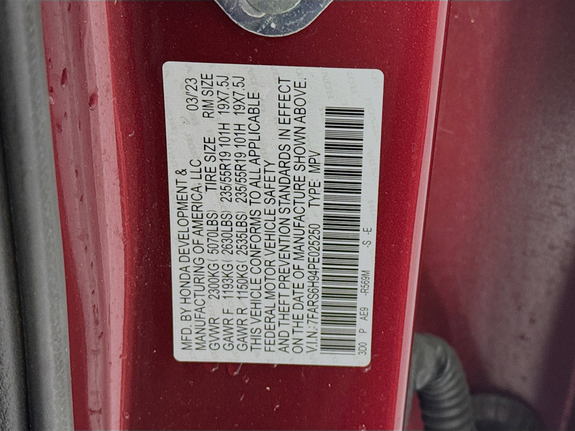 Certified 2023 Honda CR-V Sport Touring image 34