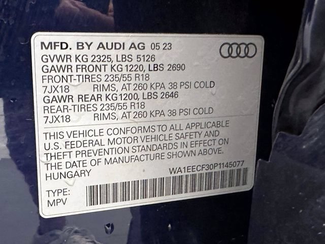 Used 2023 Audi Q3 2.0T Premium Plus w/ Premium Plus Package AWD/4WD image 37